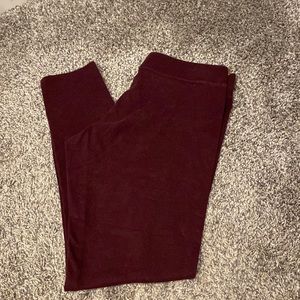 Aerie Maroon Leggings